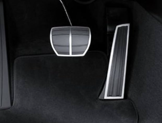 BMW Pedalauflagen Edelstahl E-Reihe Automatikgetriebe