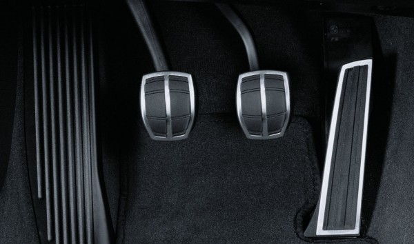 BMW Pedalauflagen Edelstahl E-Reihe Schaltgetriebe