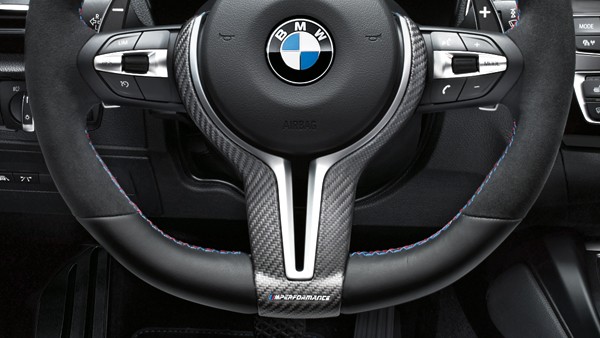 BMW M Performance Lenkradblende Carbon offenporig F87 M2
