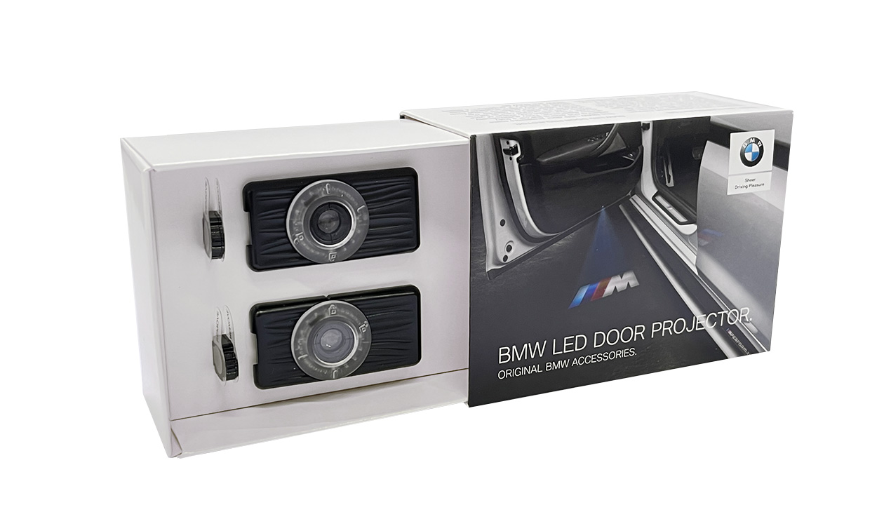 Logo LED Türprojektoren für die vorderen Türen original BMW mit 3